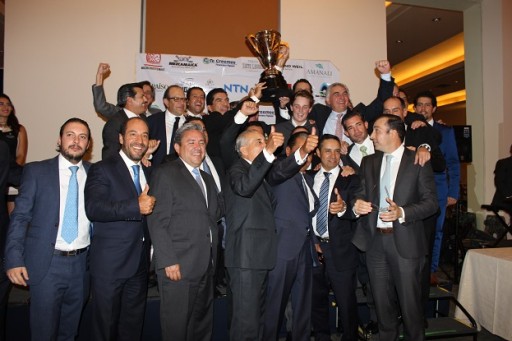 Premiación del LXIX Torneo Interclubes Varonil AGVM